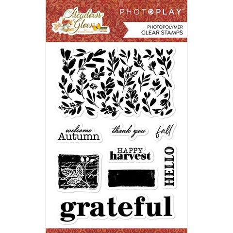 PhotoPlay Paper Meadow's Glow Elements Photopolymer Stamp  Set