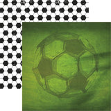 Reminisce Game Day Soccer Soccer 3 Patterned Paper