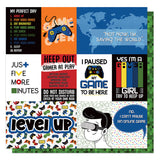Photoplay Paper Gamer Level Up Patterned Paper