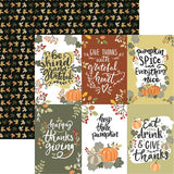 Reminisce Hello Autumn Be Grateful Patterned Paper