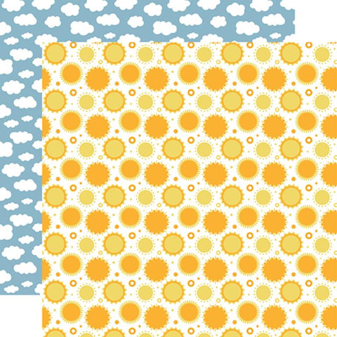 Echo Park Here Comes The Sun Feels Like Sunshine Patterned Paper