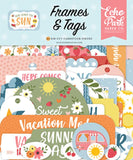 Echo Park Here Comes The Sun Frames & Tags Embellishments