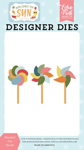 Echo Park Here Comes The Sun Pinwheel Trio Designer Die Set