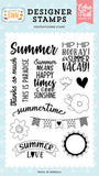 Echo Park Here Comes The Sun Summer Love Designer Stamp Set