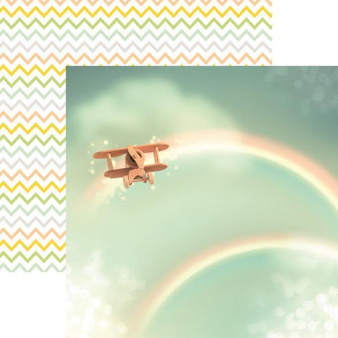 Reminisce Hello World Flying High Patterned Paper