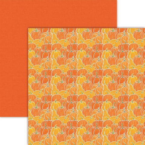 Reminisce Happy Fallidays Pumpkin Patch Patterned Paper