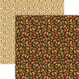 Reminisce Happy Fallidays Falling Leaves Patterned Paper