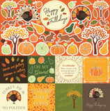 Reminisce Happy Fallidays 12x12 Sticker Sheet