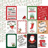Echo Park Have A Holly Jolly Christmas 3x4 Journaling Cards Patterned Paper