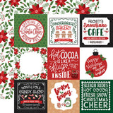 Echo Park Have A Holly Jolly Christmas 4x4 Journaling Cards Patterned Paper