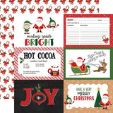 Echo Park Have A Holly Jolly Christmas 6x4 Journaling Cards Patterned Paper