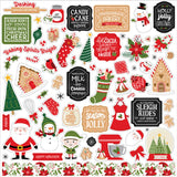 Echo Park Have A Holly Jolly Christmas Element Sticker Sheet