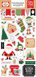 Echo Park Have A Holly Jolly Christmas 6x13 Chipboard Accent Embellishments