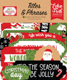 Echo Park Have A Holly Jolly Christmas Titles & Phrases Embellishments