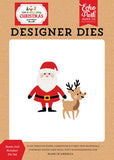 Echo Park Have A Holly Jolly Christmas Santa And Reindeer Designer Die Set