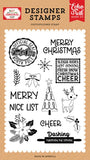 Echo Park Have A Holly Jolly Christmas North Pole Official Seal Designer Stamp Set