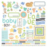 Photoplay Paper Hush Little Baby Boy Element Sheet