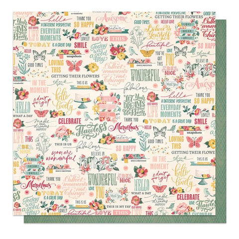 PhotoPlay Paper Hello Lovely Wonderful Patterned Paper