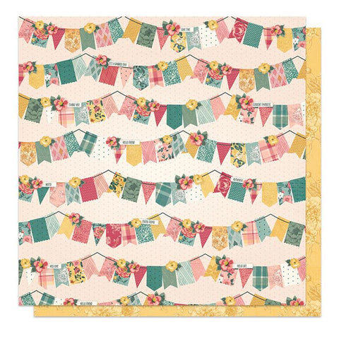 PhotoPlay Paper Hello Lovely Banner Day Patterned Paper