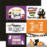 Echo Park Halloween Magic 6X4 Journaling Cards Patterned Paper