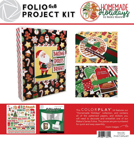 Photoplay Paper Homemade Holiday Folio 6x8 Project Kit