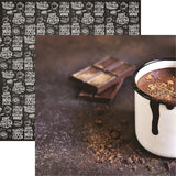 Reminisce Hot Cocoa Chocolate Hugs Patterned Paper
