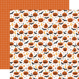 Echo Park Halloween Party Gleaming Gourds Patterned Paper