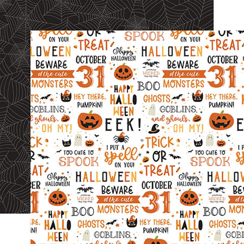 Echo Park Halloween Party October 31st Patterned Paper