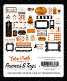 Echo Park Halloween Party Frames & Tags Embellishments