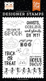 Echo Park Halloween Party Just Say Boo Designer Stamp Set