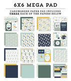 Echo Park It's A Boy Cardmakers 6X6 Mega Paper Pad