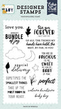 Echo Park It's A Boy Love You Forever Designer Stamp Set