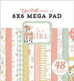 Echo Park It's A Girl Cardmakers 6X6 Mega Paper Pad