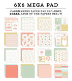 Echo Park It's A Girl Cardmakers 6X6 Mega Paper Pad