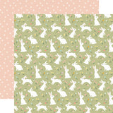 Echo Park It's Easter Time Blissful Bunnies Patterned Paper