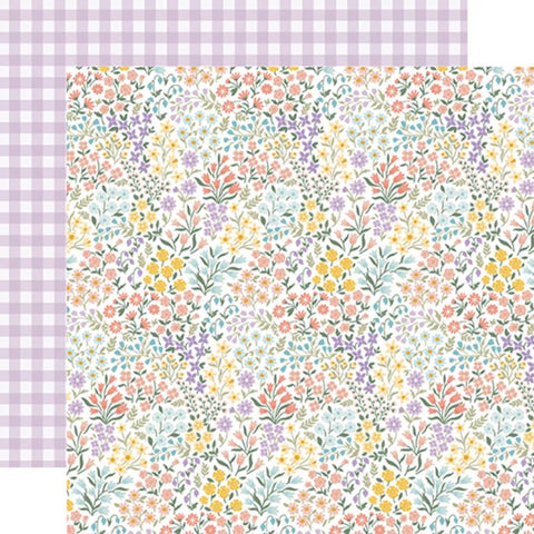 Echo Park It's Easter Time Easter Blooms Patterned Paper