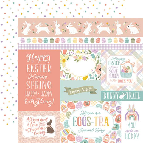 Echo Park It's Easter Time Journaling Cards Patterned Paper