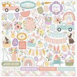 Echo Park It's Easter Time Element Sticker Sheet