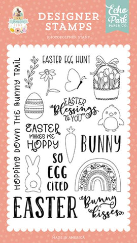Echo Park It's Easter Time So Egg Cited Designer Stamp Set