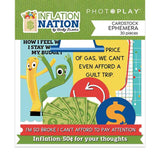 Photoplay Paper Inflation Nation Ephemera Embellishments