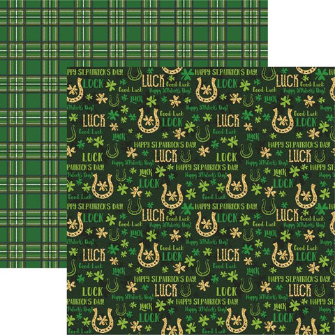 Reminisce Irish Luck Lucky Patterned Paper