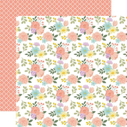Echo Park It's Spring Time Blissful Branches Patterned Paper