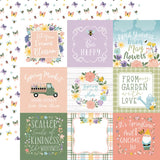 Echo Park It's Spring Time 4x4 Journaling Cards Patterned Paper