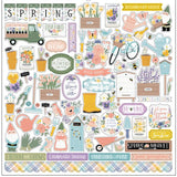Echo Park It's Spring Time Element Sticker Sheet