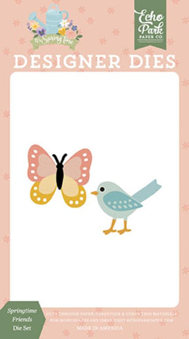 Echo Park It's Spring Time Springtime Friends Designer Die Set