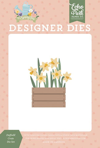 Echo Park It's Spring Time Daffodil Crate Designer Die Set