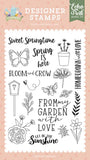Echo Park It's Spring Time Let In The Sunshine Designer Stamp Set