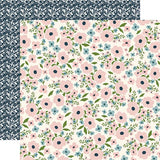 Echo Park Just Married Love Flourishes Patterned Paper