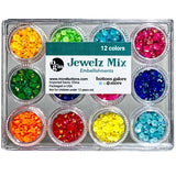 Buttons Galore Jewelz Rhinestone Embellishments - Brights Mix