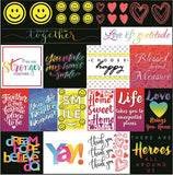 Reminisce Love & Gratitude 12x12 Sticker Sheet